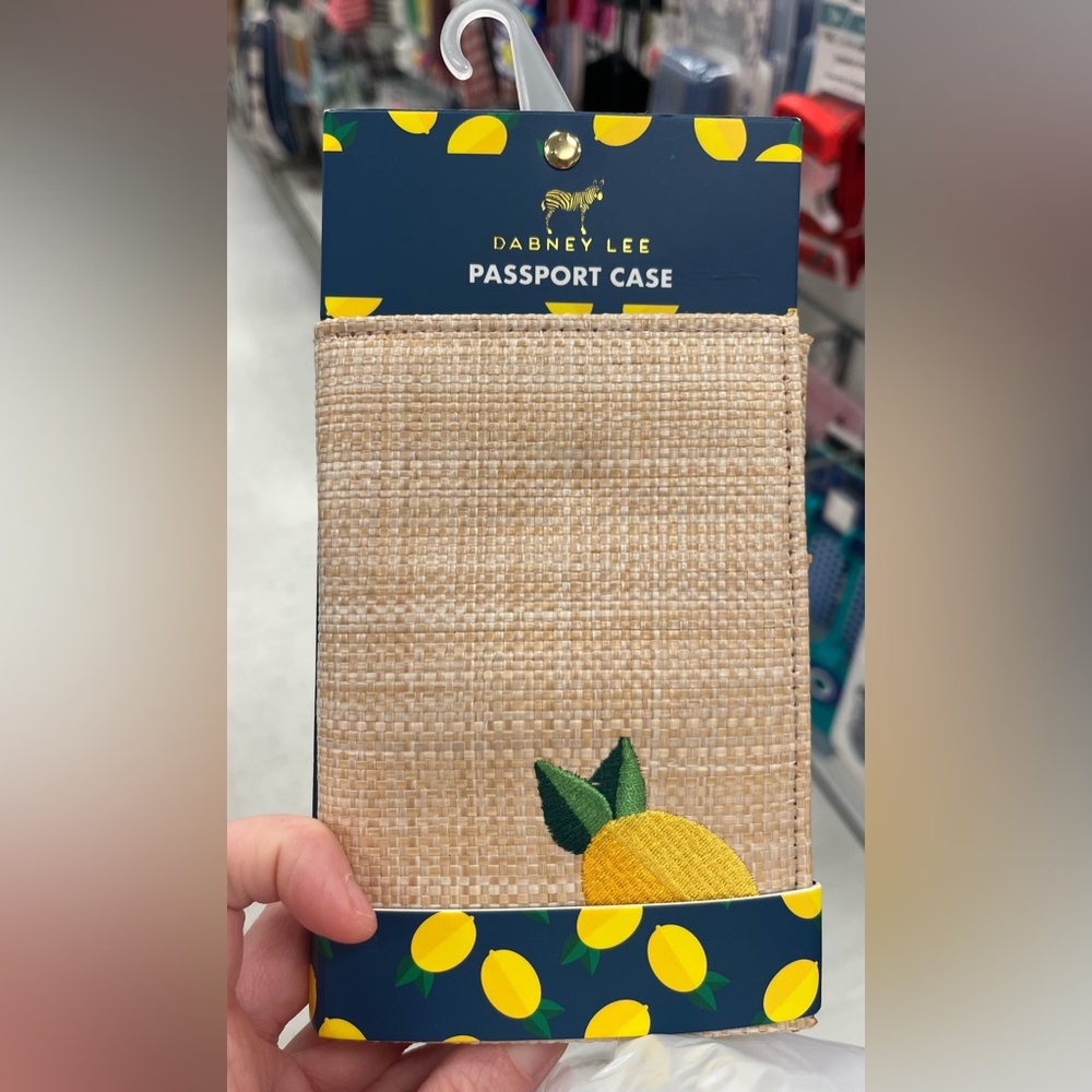 Lemon passport cover